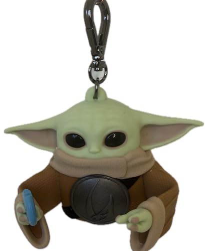 Bath & Body Works Grogu PocketBac Holder – Little Green Character Hand Sanitizer Holder with Clip