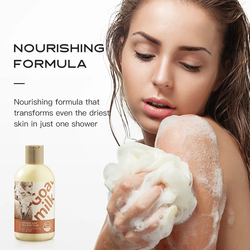 Gentle Goat Milk Body Wash – pH-Balanced, Hypoallergenic & Ultra-Moisturizing Formula for Sensitive Skin
