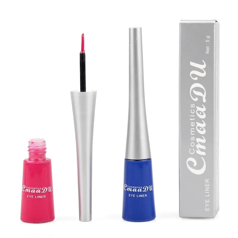 Colorful Liquid Eyeliner Blue Waterproof Long Lasting Diamond Matte Eyeliner Gel Women Makeup Cosmetics