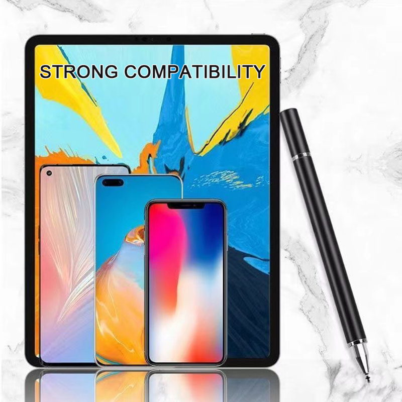 Universal Stylus Pen For Tablet Mobile Android Ios Phone IPad Accessories Drawing Tablet Capacitive Screen Touch Pen+Ball Pen 2