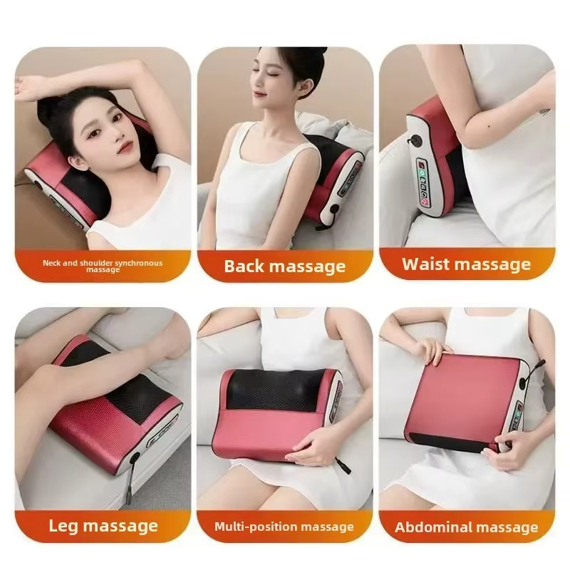 Neck Shoulder Massager Heated Adjustable Intensity Multiple Modes for Muscle Relaxation Pain Relief Home Office Car Use
