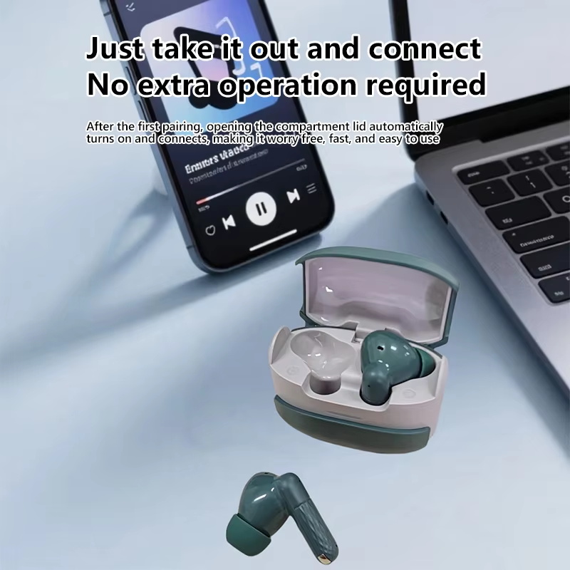 TWS Bluetooth Headphones In-ear Noise-cancelling Ultra-long Battery Life And High-capacity Wireless Bluetooth Headphones