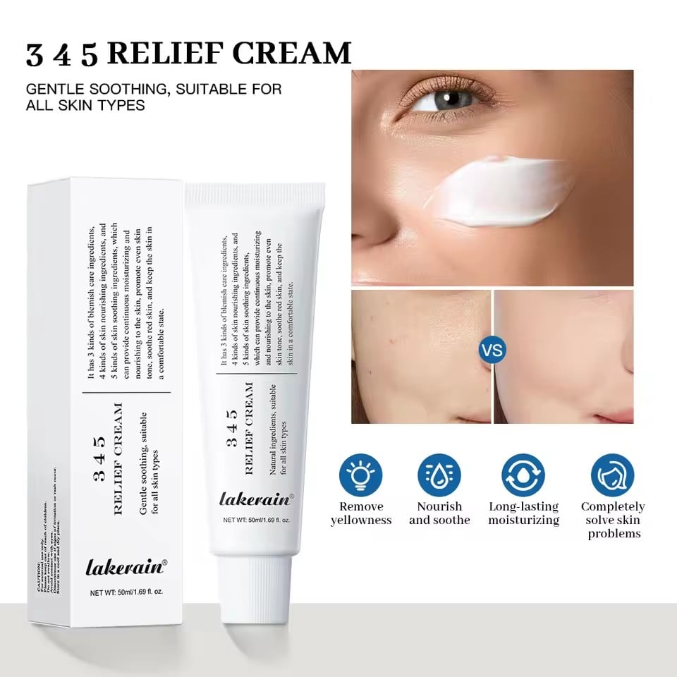 Korean Skin Care - Intensive Repair 345 Relief Cream, VC Boosting Serum, 345 Whitening Cream, Relief Essence, Cleansing Balm