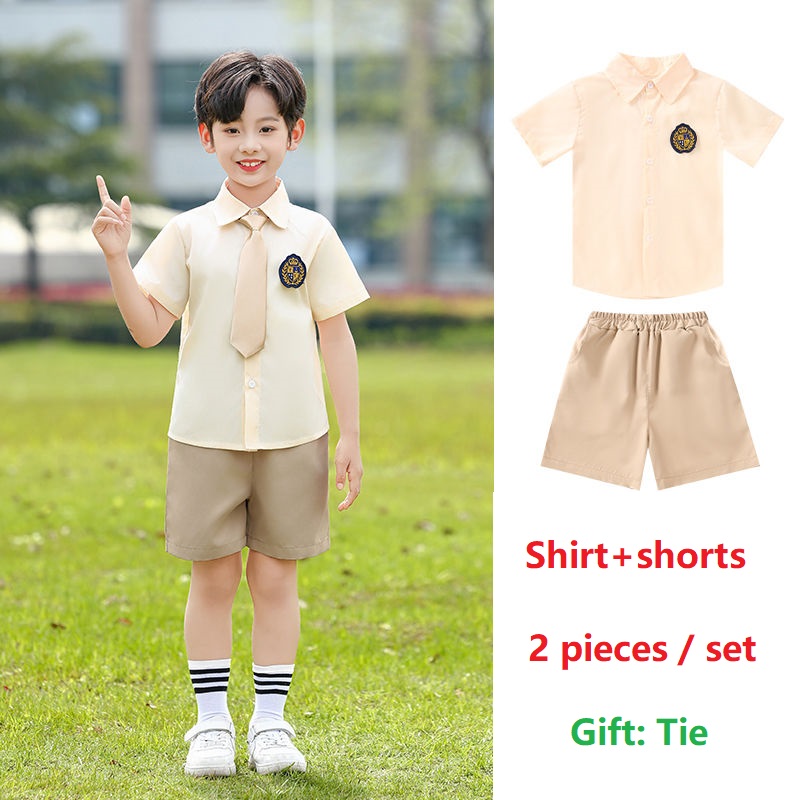 Quality Dress Set Kids Top+Suspender Skirt 2Pic Children Flower Leisure Suit 3-14 Years Youth Party Clothes boy set