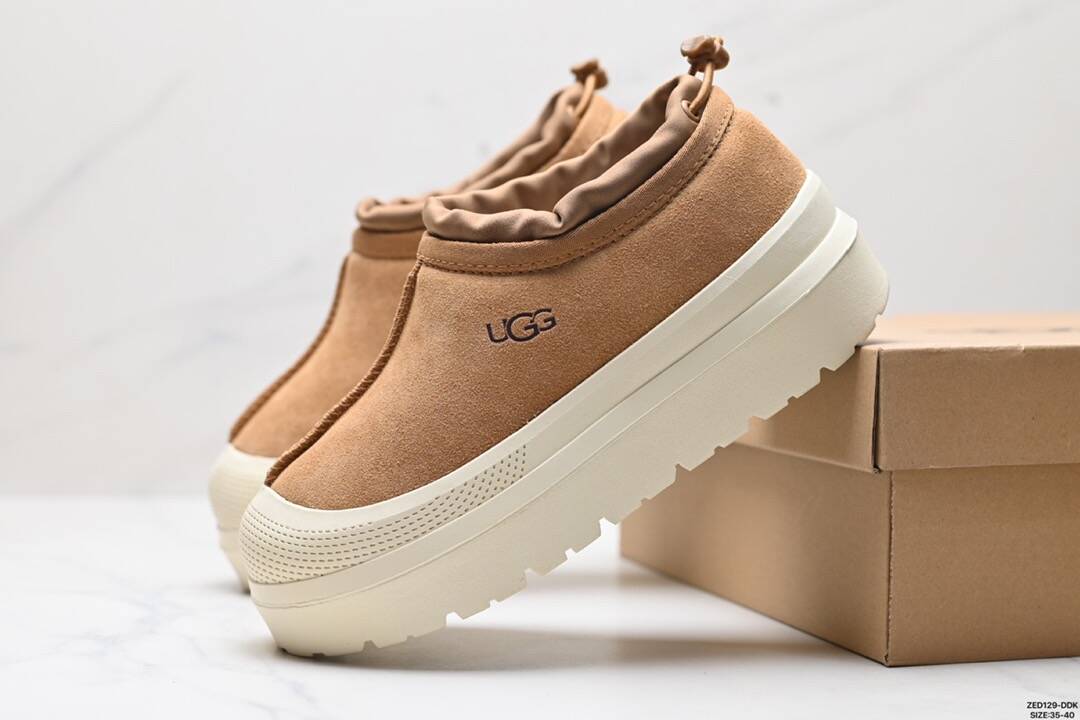 UGG snow boots winter men's shoes couple models Tasman fashion brown orange single shoes casual comfortable women's shoes