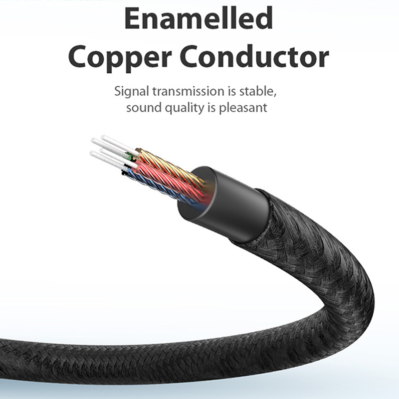 Stereo Audio Cable 3.5 mm 4-pole Headphone Male to Female Extension Cable for Tablet Speaker Headset Phones