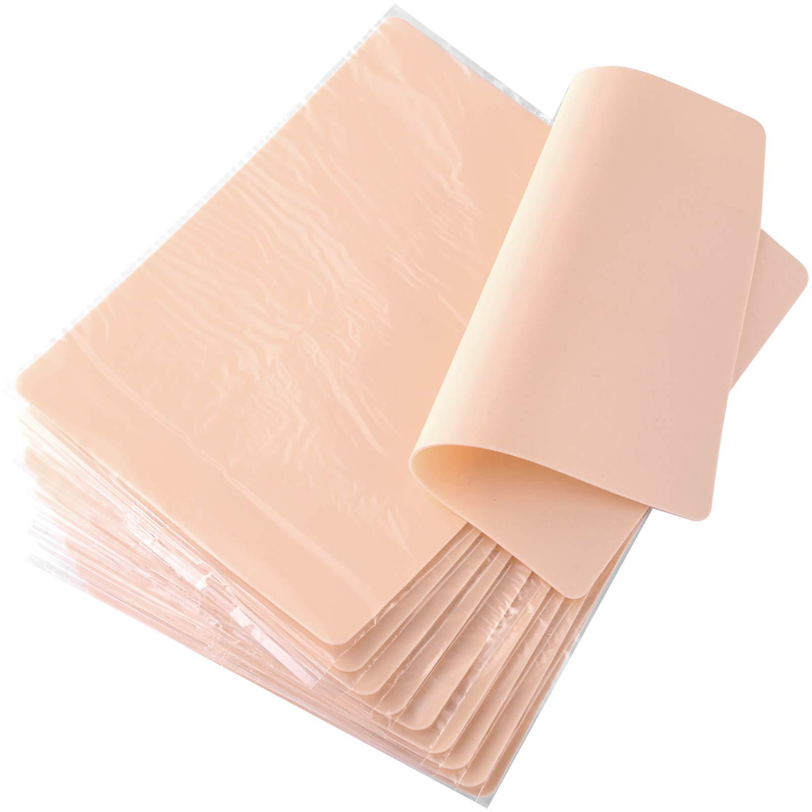5pcs Tattoo Blank Practice Skin Eyebrow Gragon Pattern Paint Mixer Makeup Synthetic Leather Tattoo Accessories