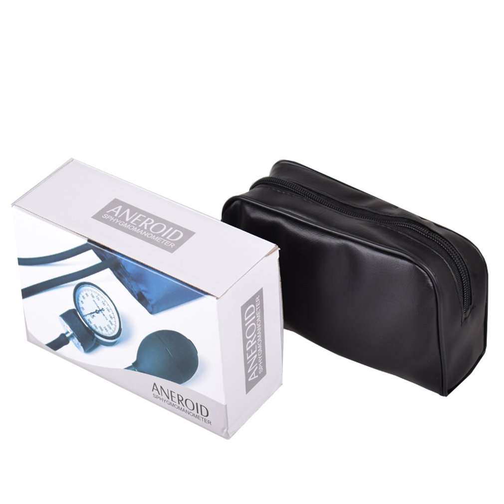 Professional Stethoscope With Meter Mercury Sphygmomanometer Blood Pressure Watch Monitor Doctors Nurse Medical Stethoscope Cuff