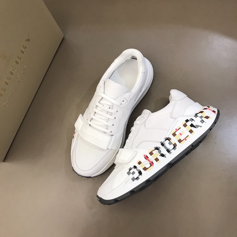 Burberry running shoes sneakers couple shoes twill canvas shoes ladies outdoor casual shoes non-slip walking shoes 38-44