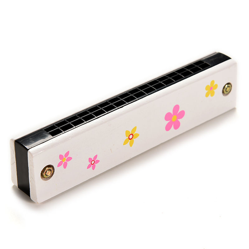 Funny Wooden Harmonica Kids Music Instrument Educational Child Attractive Toy