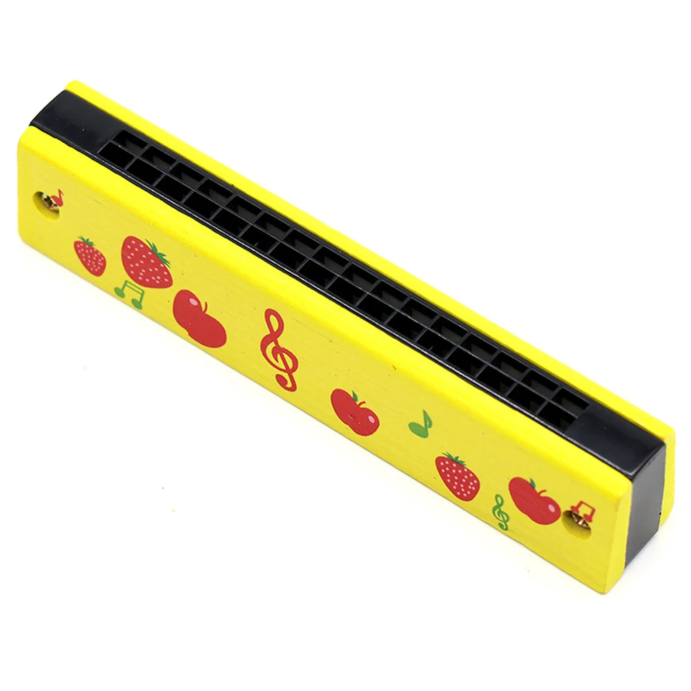 16 Holes Cute Harmonica Musical instrument Montessori Educational Toys Cartoon Kids Wind Instrument Children Gift
