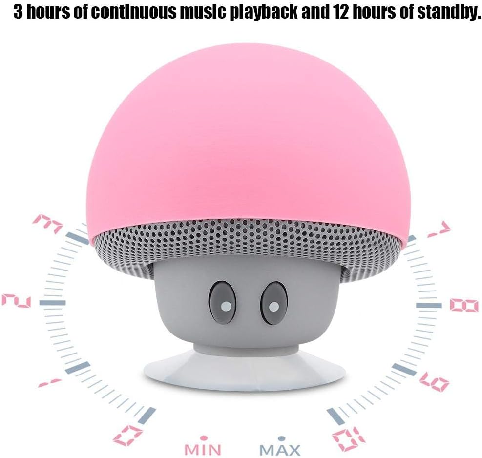 Wireless Bluetooth Speaker 30ft Wireless Range Subwoofer With Suction CupSuitable for Cycling Picnic Outdoor