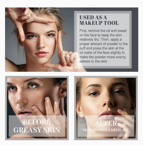 Face Setting Pressed Powder Oil Control Invisible Pores Waterproof Matte Long Lasting Natural Setting Powder Foundations Makeup