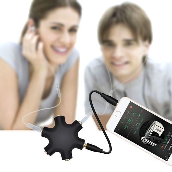 Earphone Adapter Male to Female Audio Output Splitter