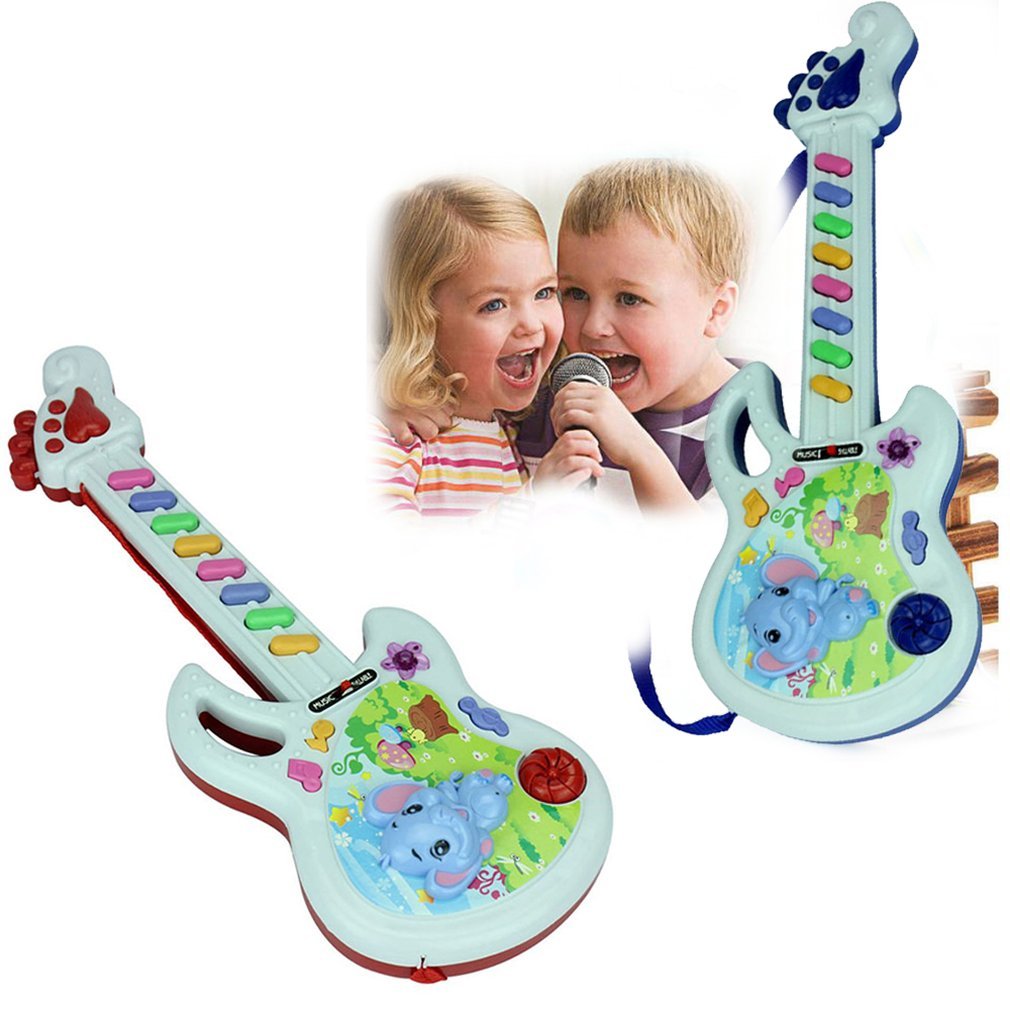 Funny Ukulele Musical Instrument Kids Guitar Montessori Toys for Children School Play Game Education Christmas Birthday Gift