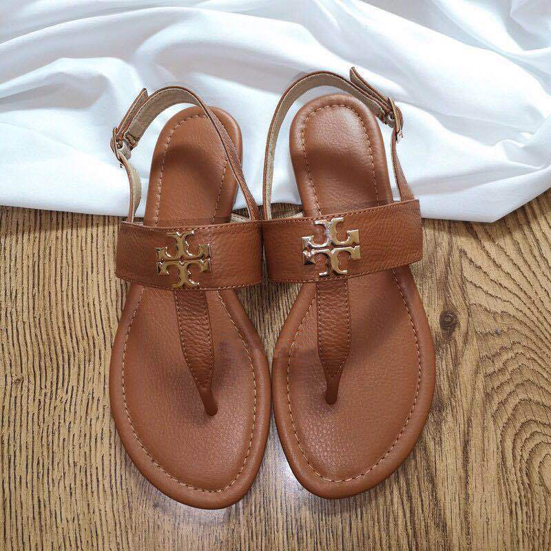 US TB size new sandals for women's summer wear, flat bottomed beach slippers for women's flip flops