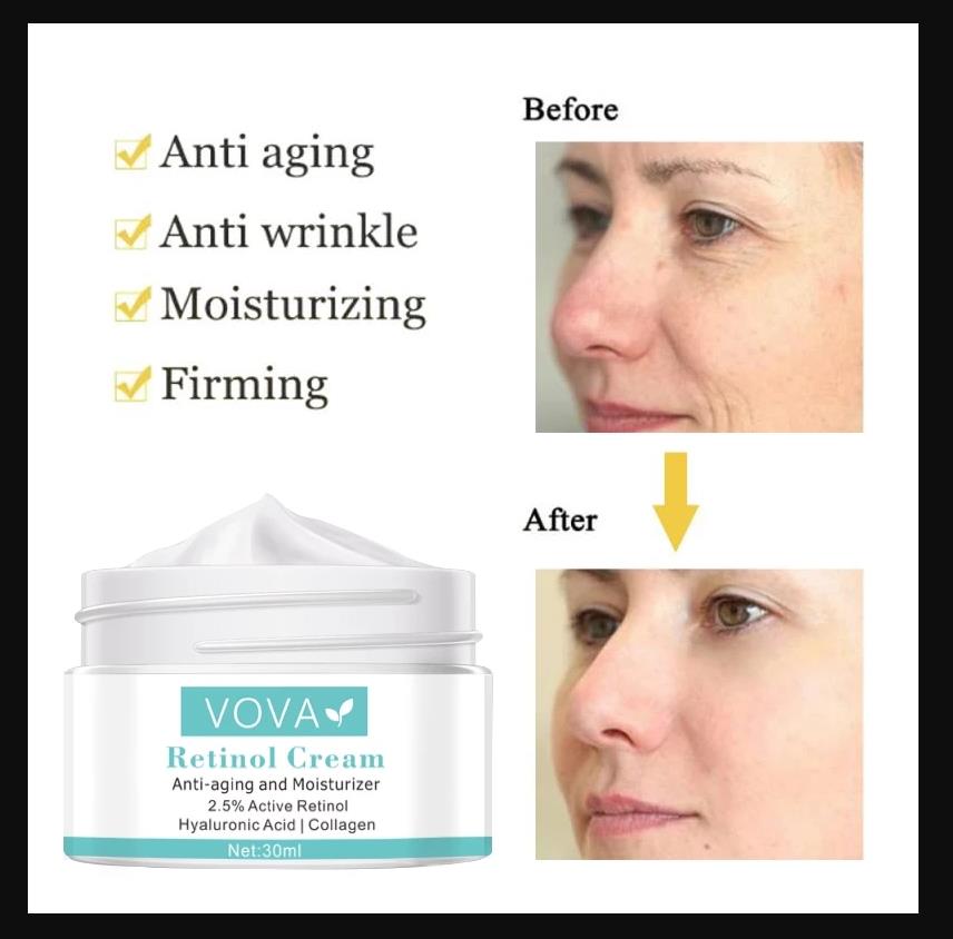 VOVA eye cream 30mlRetinol Face Cream Eye Cream Serum Set Lifting Anti Aging Anti Eye Bags Remove Wrinkles Moisturizer Facial