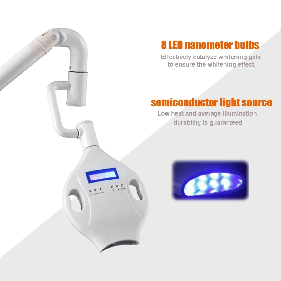 Dental cold light tooth whitening instrument Oral beauty instrument Teeth whitening machine three-dimensional LED tooth lamp