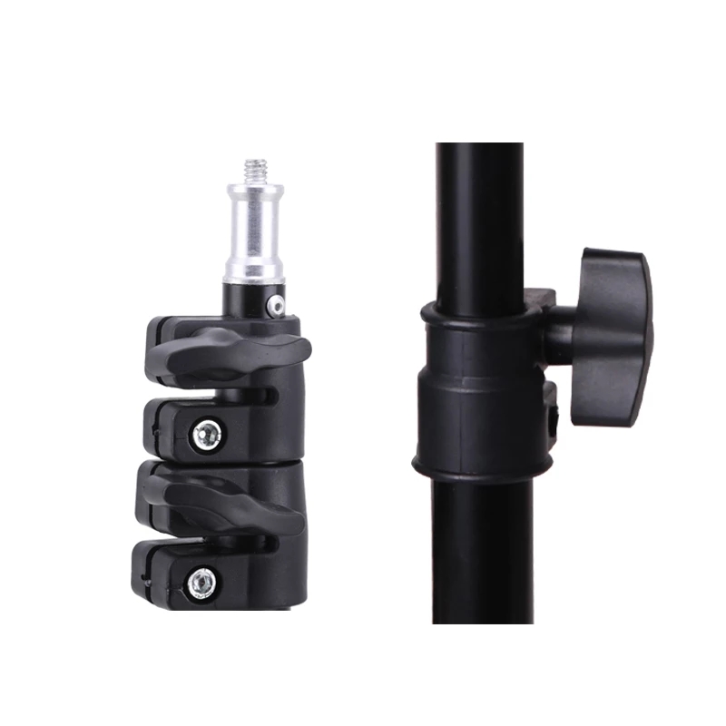 110CM Photography Studio Adjustable Light Stand Photo Tripod With 1/4 Screw Head For Flash Umbrellas Reflector Lighting