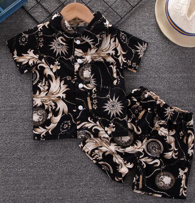 Children's short sleeve clothes children's baby two piece set 2-3 years