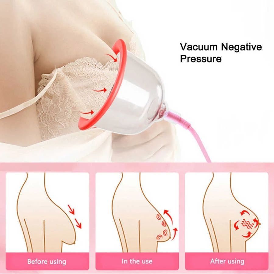 Vacuum Cup Breast Massager Breast Vacuum Massage Machine Urgent Release for Home Use