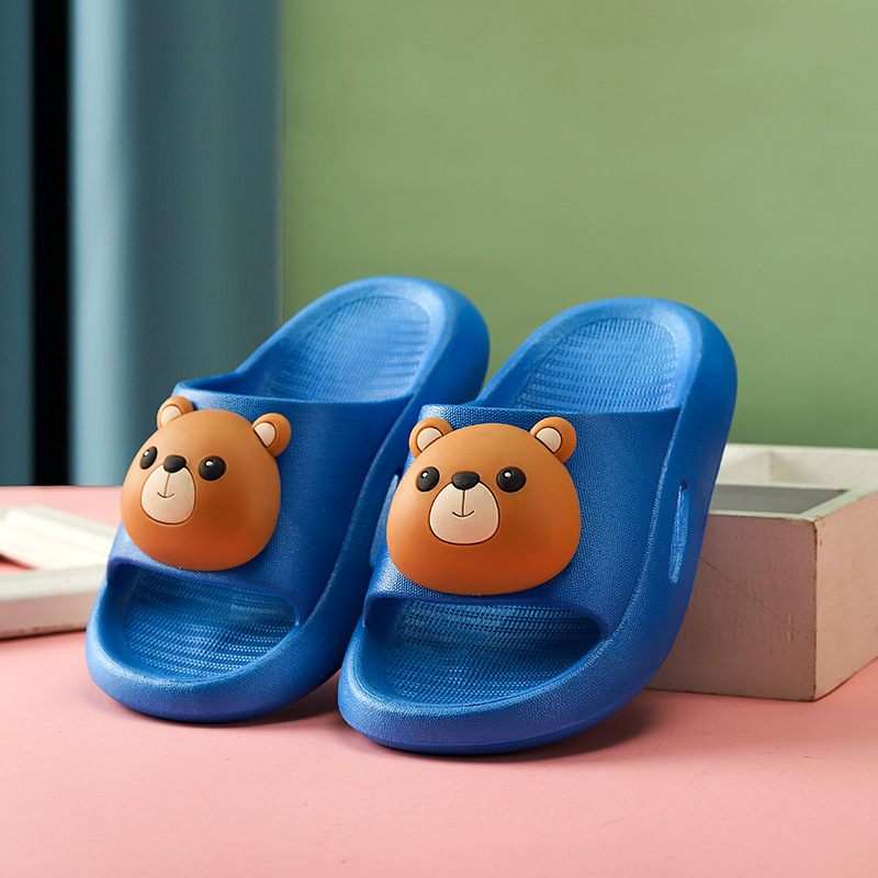 New Children's Slippers Summer Cartoon Soft Bottom Comfortable Girls Sandals Home Bathroom Baby Shoes