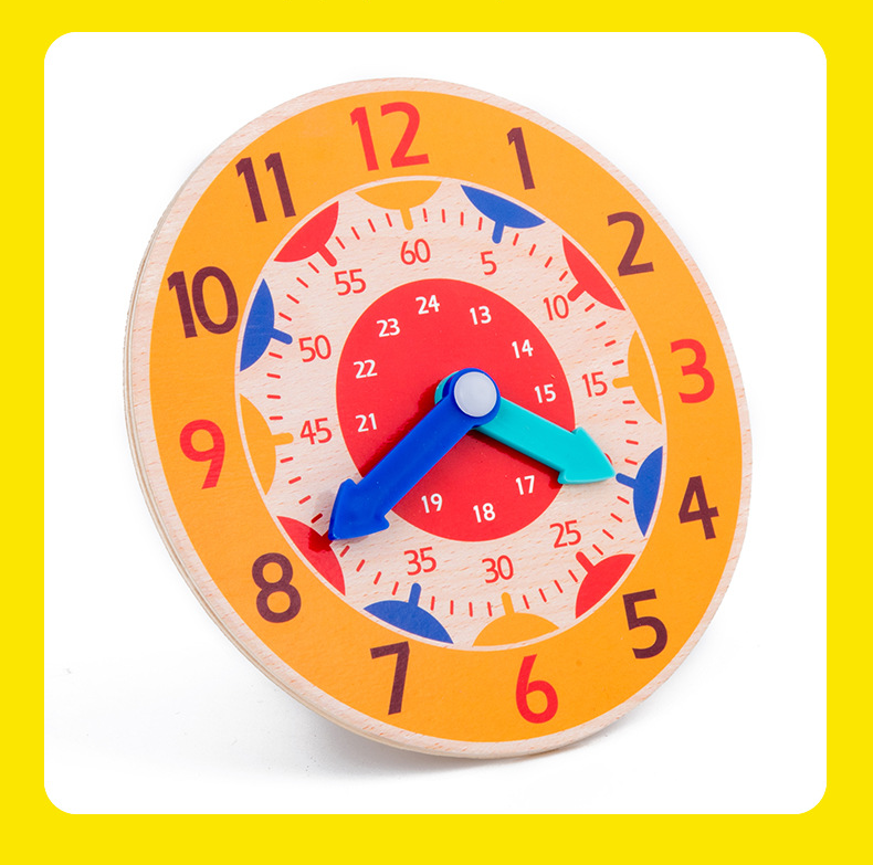 Primary school clock model children's clock mathematics teaching