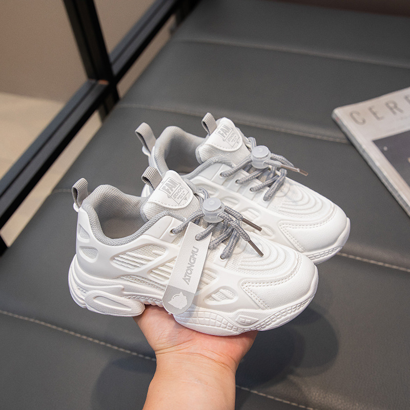 Children Sneakers Breathable Mesh Light Running Shoes New Sport Casual Footwear for Older Kid Trainers Boys Girls Chunky Sneaker