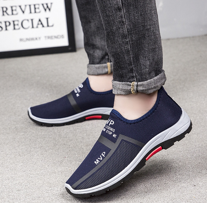 Men's soft soled anti-skid breathable casual old Beijing cloth shoes and work