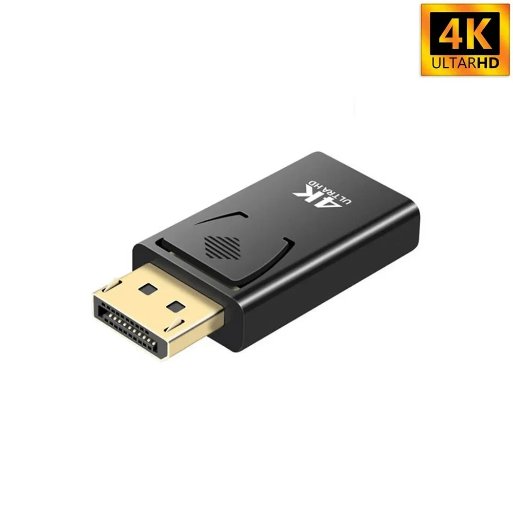 DP to HDMI-compatible Converters PC TV Projector Displayport Male to Video Female Dongle for Office Caring Computer