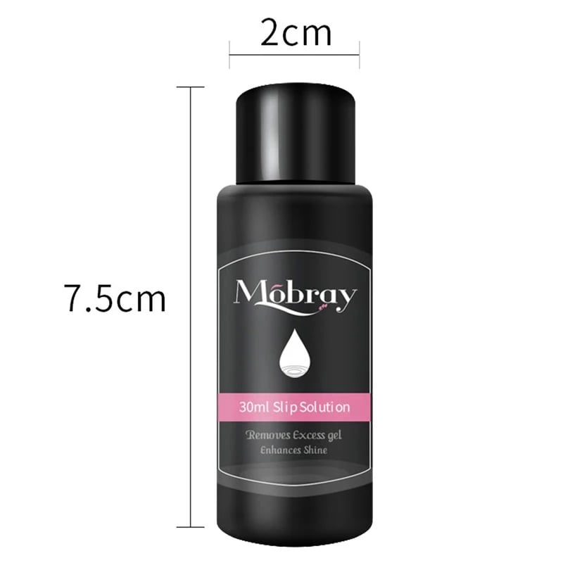 Mobray 30ml Gel Nail Polish Remover Acrylic varnish UV Gel Slip Solution Extension Carving Quick Cleaning Manicure Cleaner