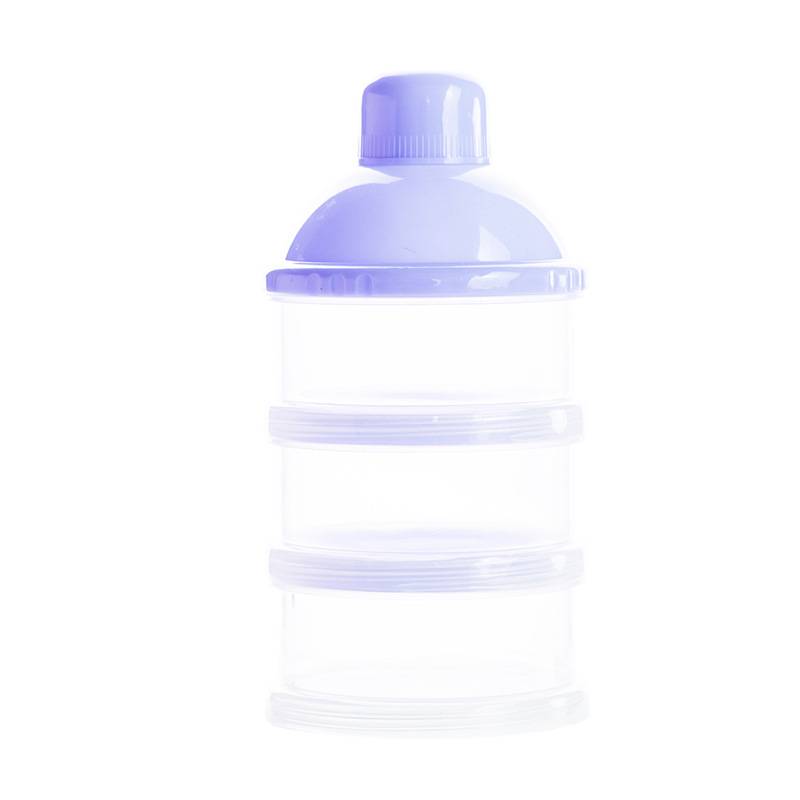 Portable Milk Powder Formula Dispenser Food Container Storage Feeding Box for Baby Kid Toddler 3 Cells Grid Box