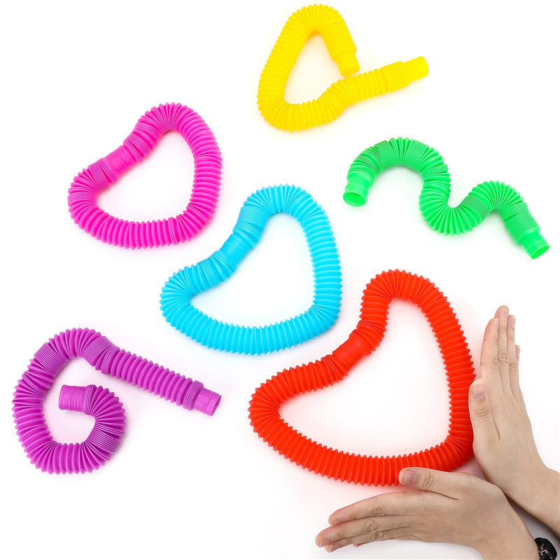 8Pcs Tubes Sensory Toy for Adult Fidget Stress Relieve Toys Strbess Relief Educational Antistress Fidget Toys Squeeze Toy Gifts