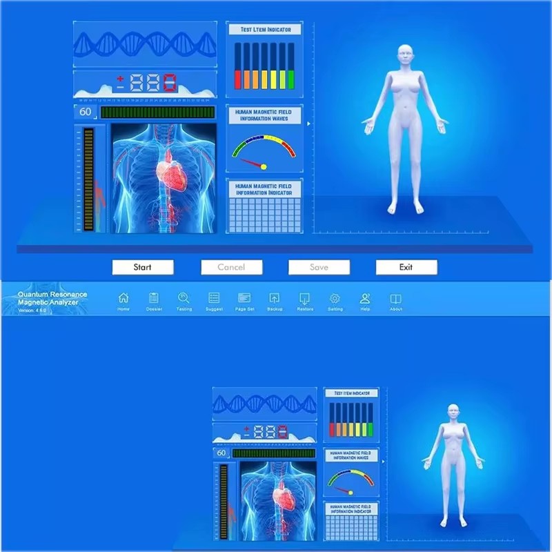 2024NEW 11 Generation Quantum Resonance Magnetic Health Analyzer Body Analyzer For Hand Touch Multi-language Sub-health Test