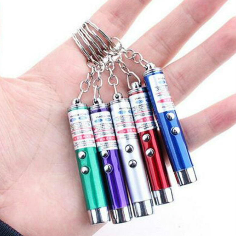 2 In 1 Red Laser Cat Toy Funny Stick Laser Pointer Cat Toys Pen LED Light Pet Laser Toy For Cats Supplies Creative Small Animal