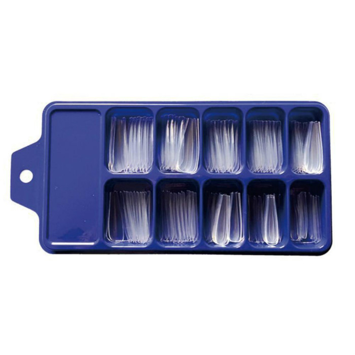 100pcs Ballet Long Pointed Nail Mixed Boxed Full Paste Fake Nail Coffin Nail French Fake Nail