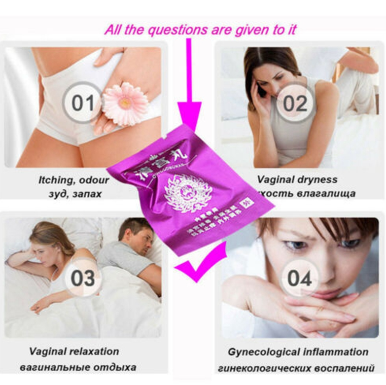 Vaginal Yoni detox pearls improve issues like Low libido, Infertilitv. Yeast infections, Vaginal dryness looseness odor PCOS