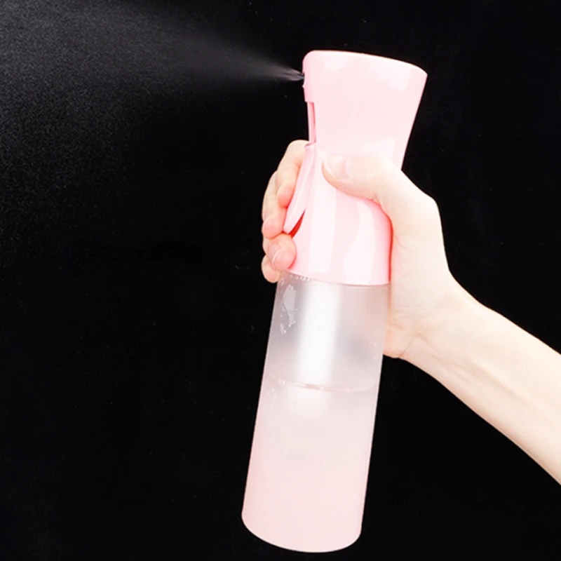 Hairdressing Spray Refillable Bottle Hair High Pressure Continuous Spray Watering Can Hair Stylist Director Automatic 200/300ml