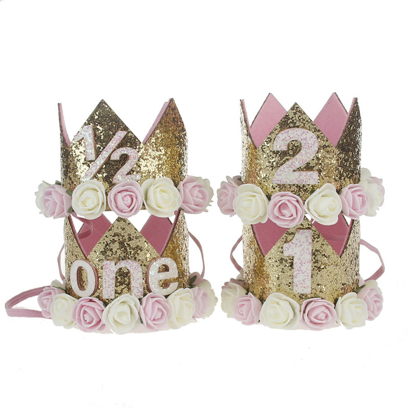 Europe and the United States new children flower crown hair with baby birthday party