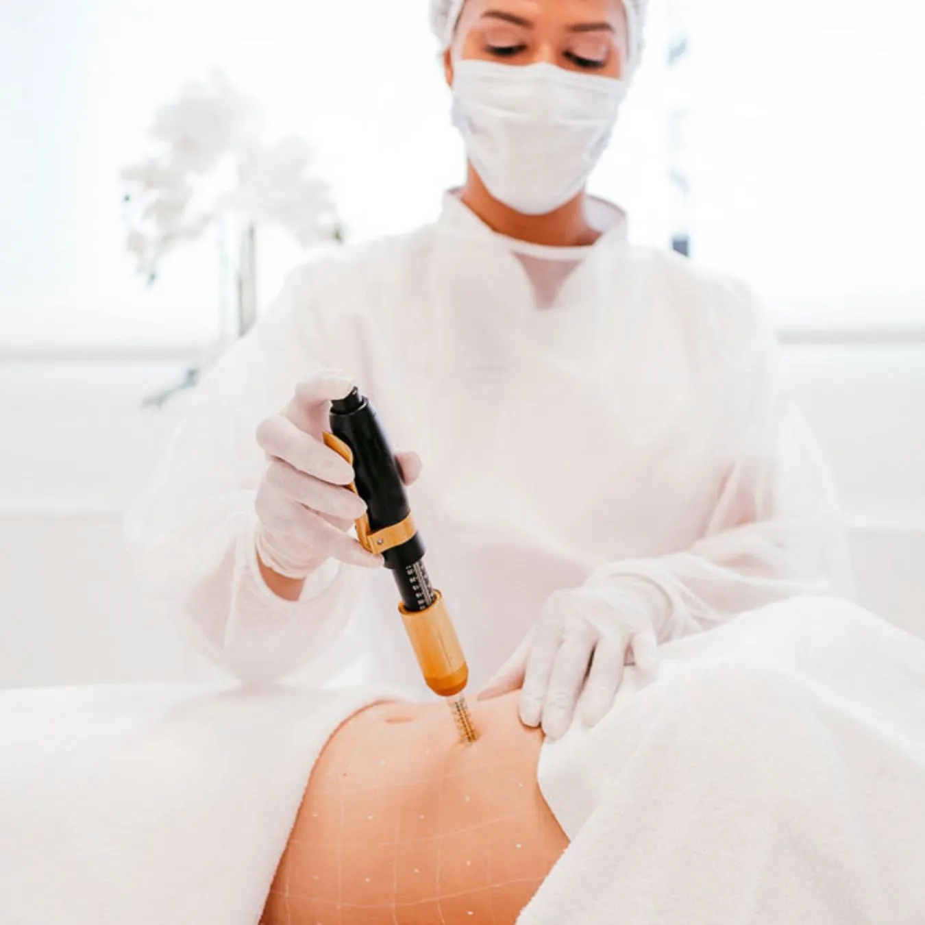 Caneta Mesoterapia Pressurizada Manual Para Intradermoterapia Facial E Corporal