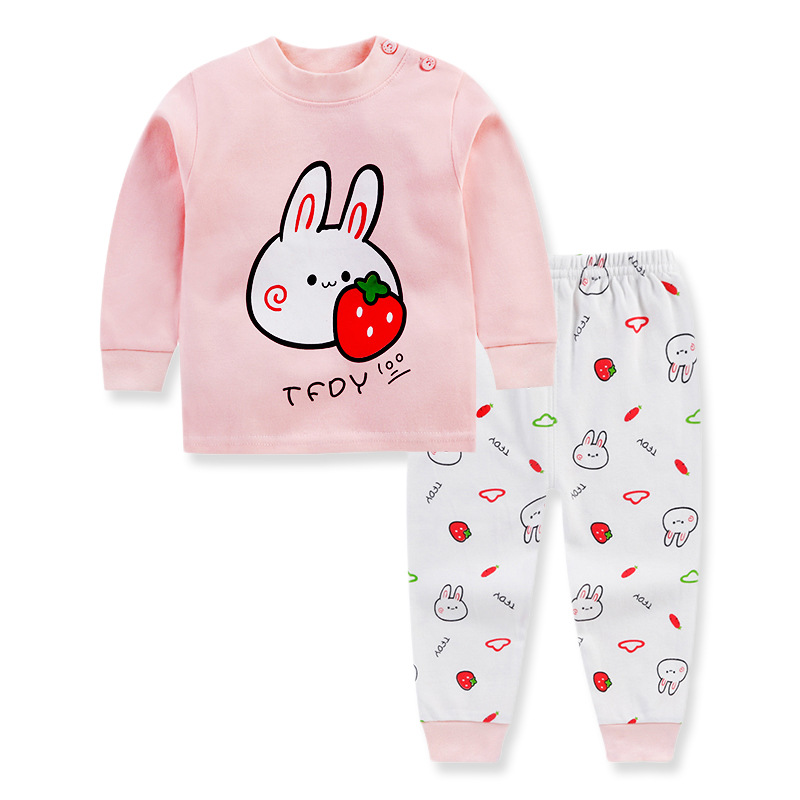 Newborn baby clothes set Winter Cartoon baby boy Clothes 2PCS Cotton baby girl clothes set soft underwear infant clothes set