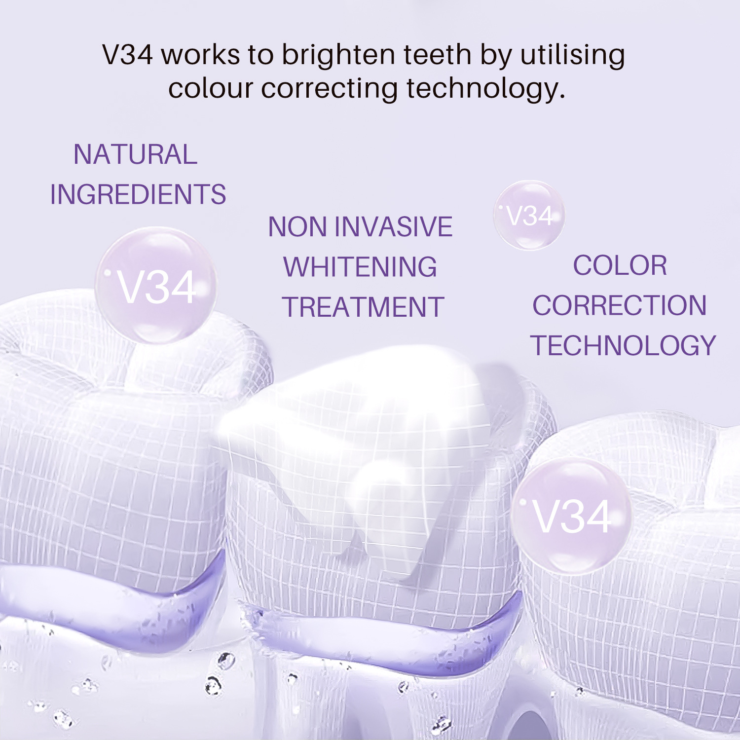 Lanthome V34 Mousse Dental Care Removing Smoke Stains and Cleaning Mousse Teethwhitening