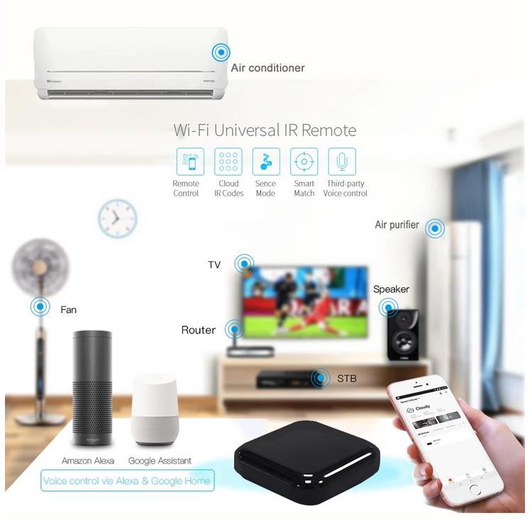 WiFi IR Remote Control for Air Conditioner TV, Smart Home Infrared Universal Remote Controller For Alexa,Tuya Google Home