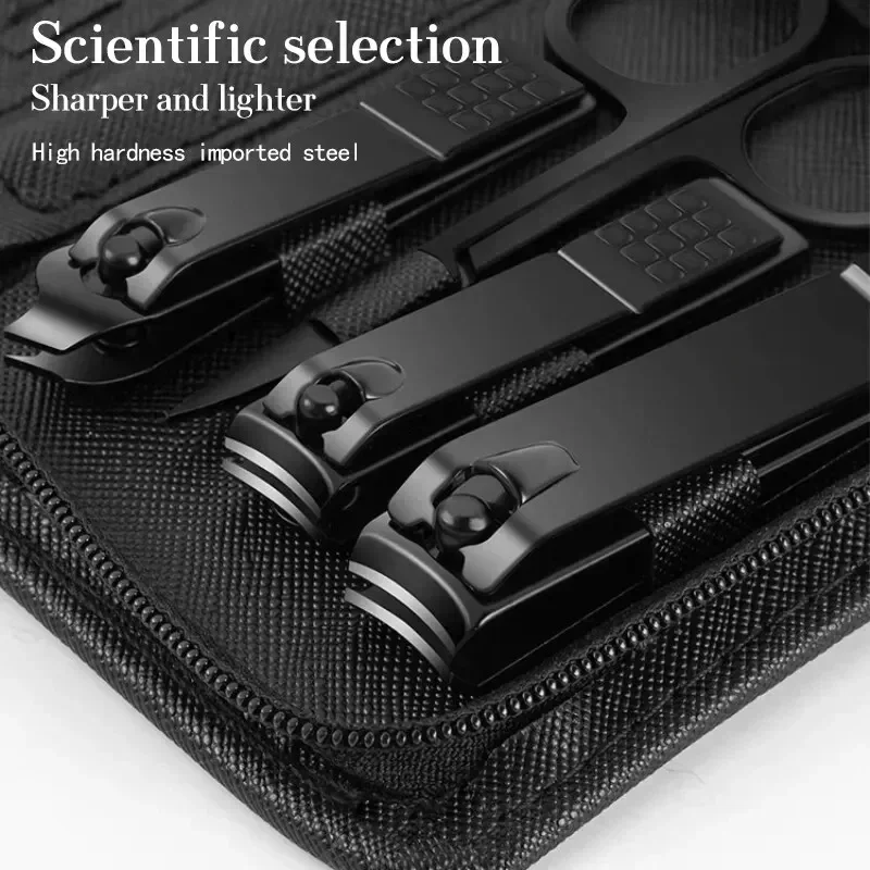 9pcs/set Nail Clipper Set Home Women's Nail Clippers High-Grade Nail Clippers Scoop Scoop Imported Pedicure Tools