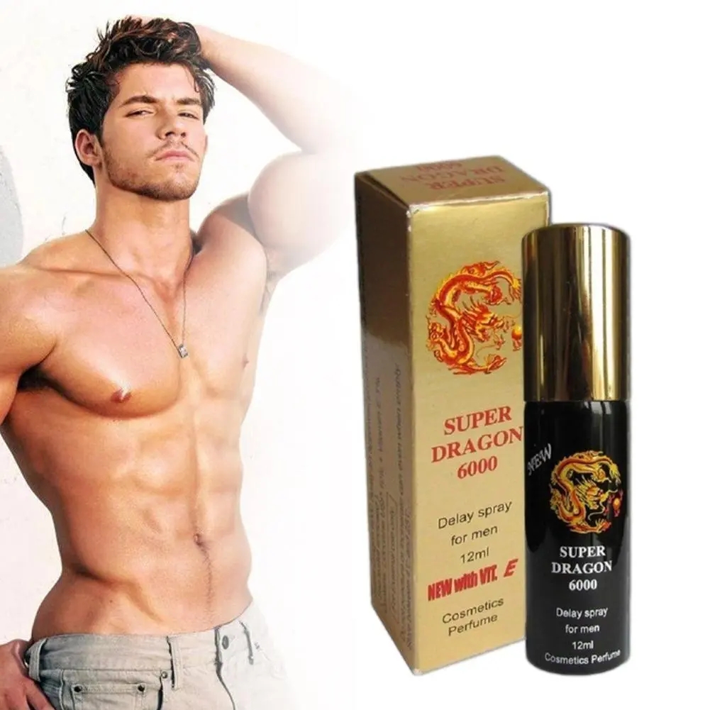 12ML Super Dragon Male 6000 Delay Spray Local Penis Extension Time Lubricant Appeal Thickening Cream Health care Massage oil