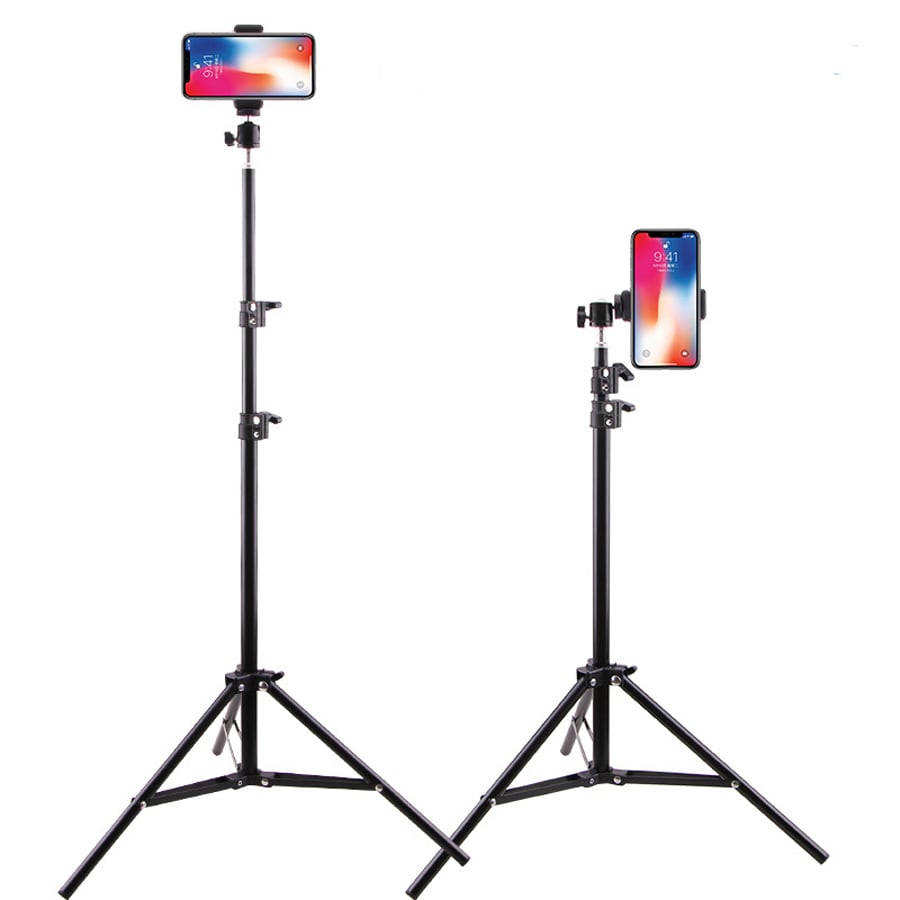 210cm 82inch Table Floor Tripod For Phone Camera Metal Stands Reflectors Photo Studio Video Flash Lighting
