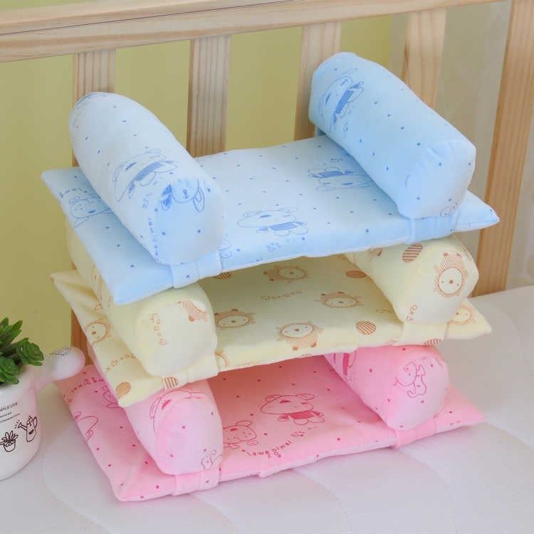 Baby Cotton Protective Shaping Pillow Sleeping Pillow Head Support Cushion for Newborn Soft