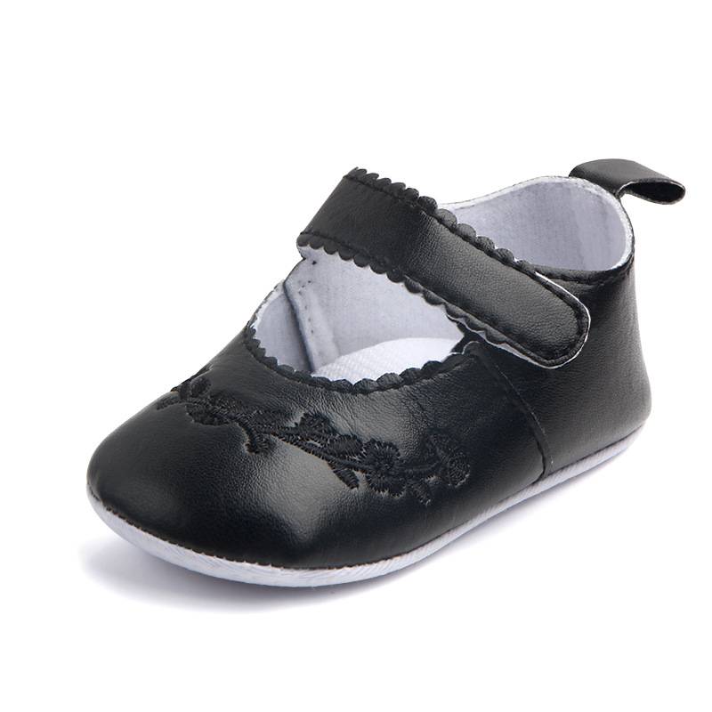 Baby Girls Kids Shoes Non-Slip Flower Toddlers First Walkers Newborn Infantil Princess Floral Boys Embroidery Bebes