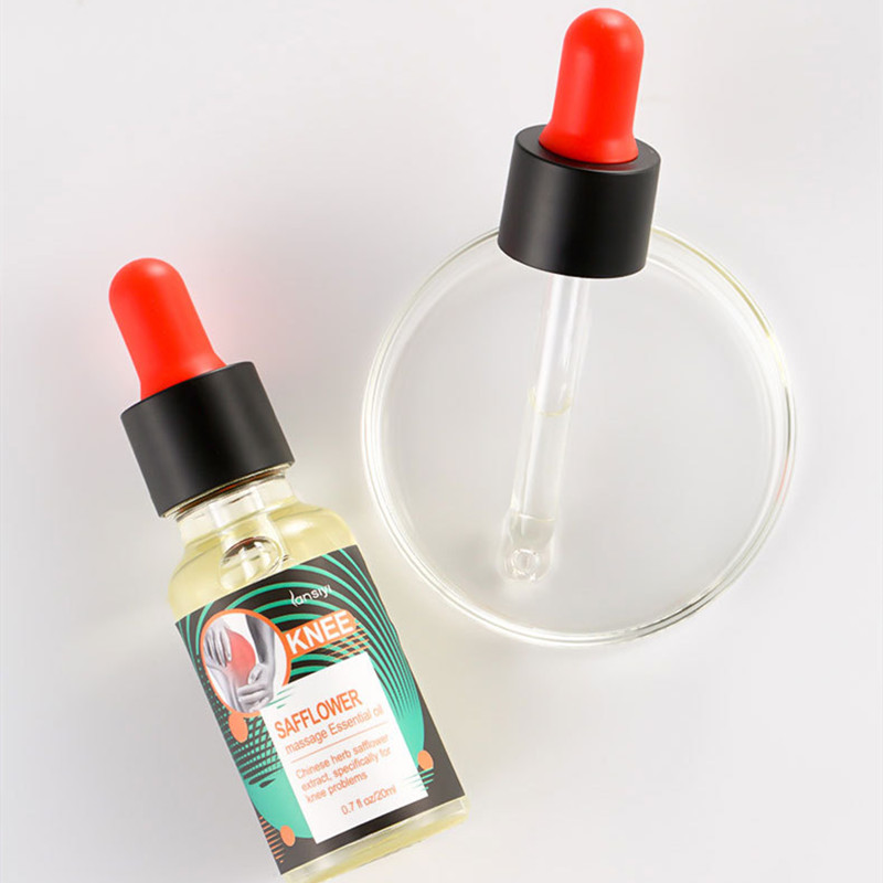 Lancey plant extract saffron knee massage oil to strengthen and relieve knee problems massage oil