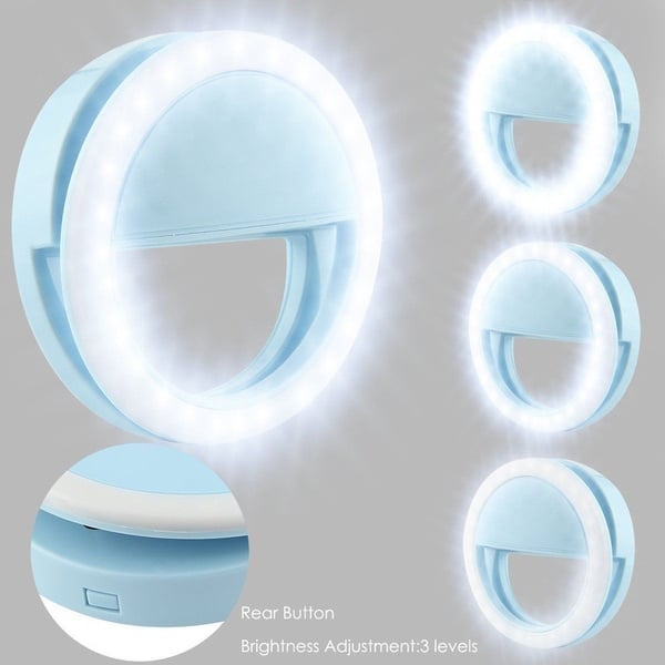 Portable Ring 36 Smart LED Camera Fill-in Flash Selfie Light For All Smart Phones/Tablets